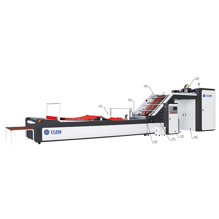 SFC Servo 5ply Automatic High Speed Corrugated Cardboard Flute Laminating Machine