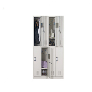 Wholesale 8 Doors Clothes Cabinet  Small Locker Public Dressing Room Wardrobe