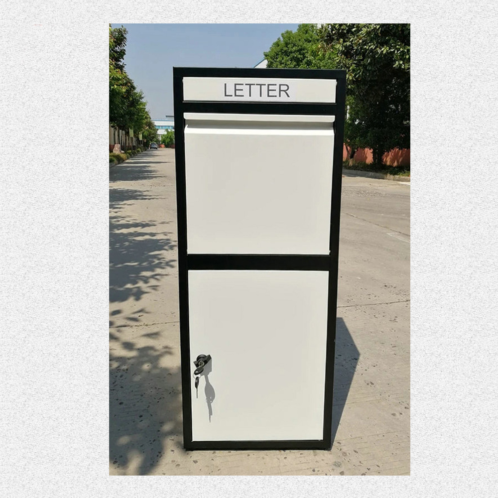 FAS-158   Stainless Steel Parcel Box locker Dropbox  Package dropping Metal Outdoor Newspaper Letter Box Mailbox