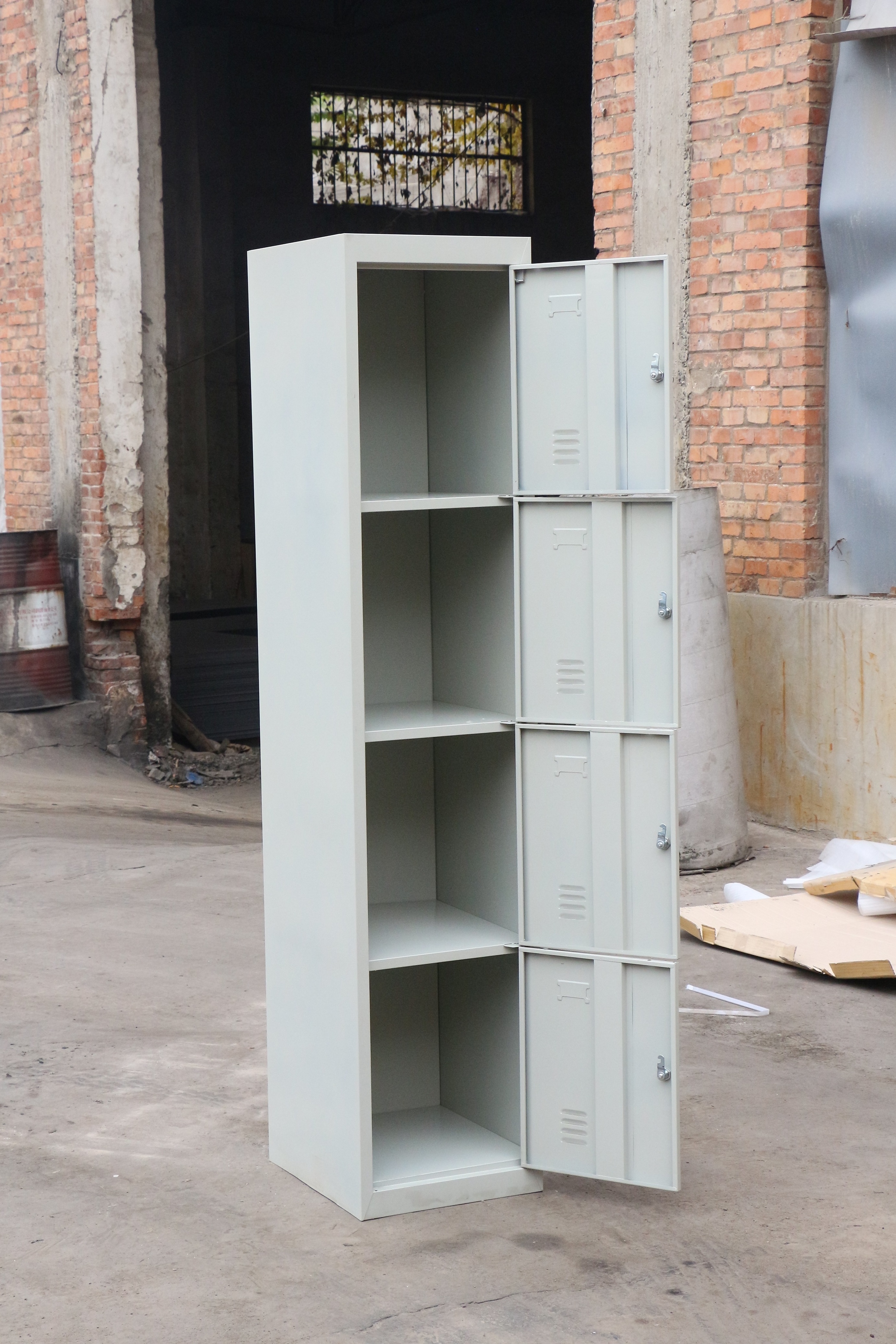 Modern Steel Locker Office Home Four-Door File Cabinets Portable Wholesale Narrow Storage Cabinets