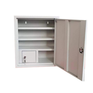 Wall Mounted Emergency Medicine Locker Box Small Portable Hospital Medical Led Storage Cabinet