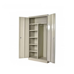 High Quality 2-door Clothes Storage Cabinet Hot Sale Dressing Cupboard Modern Steel Wardrobe