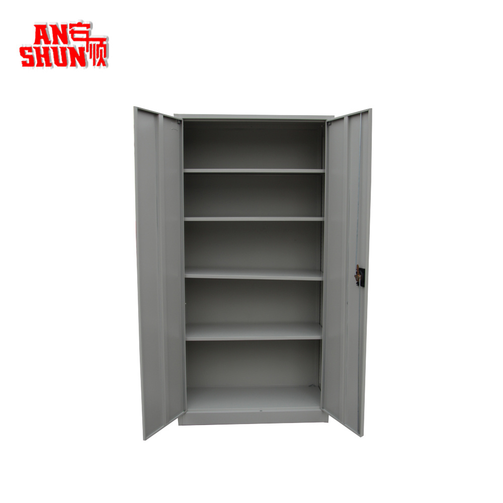 AS-008 Luoyang ANSHUN Steel Office Cabinet Furniture Metal Storage File Cupboard with 4 Shelves Lockable High Quality