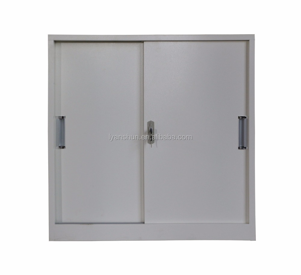 Cheap Price Locking Sliding Door Metal Cabinet Small Size Steel Office Furniture Filing Cabinet