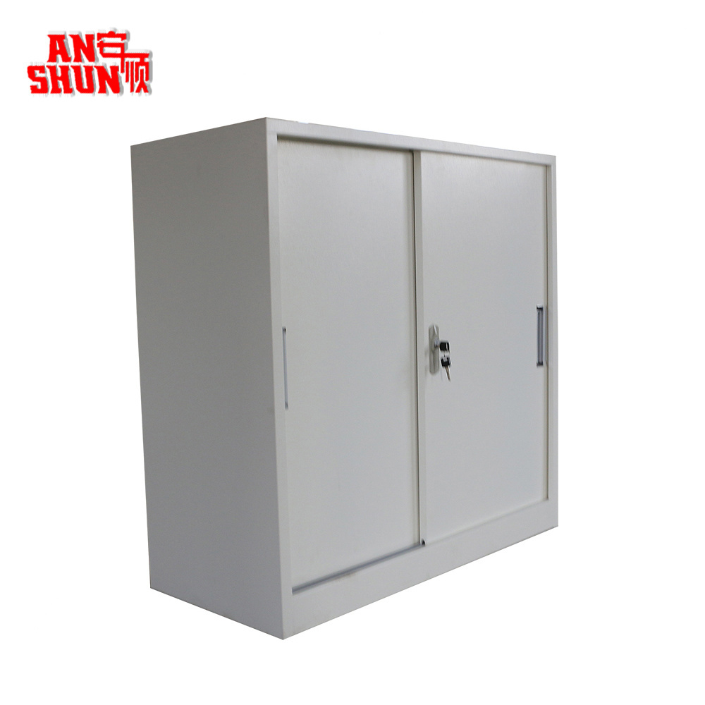 Cheap Price Locking Sliding Door Metal Cabinet Small Size Steel Office Furniture Filing Cabinet