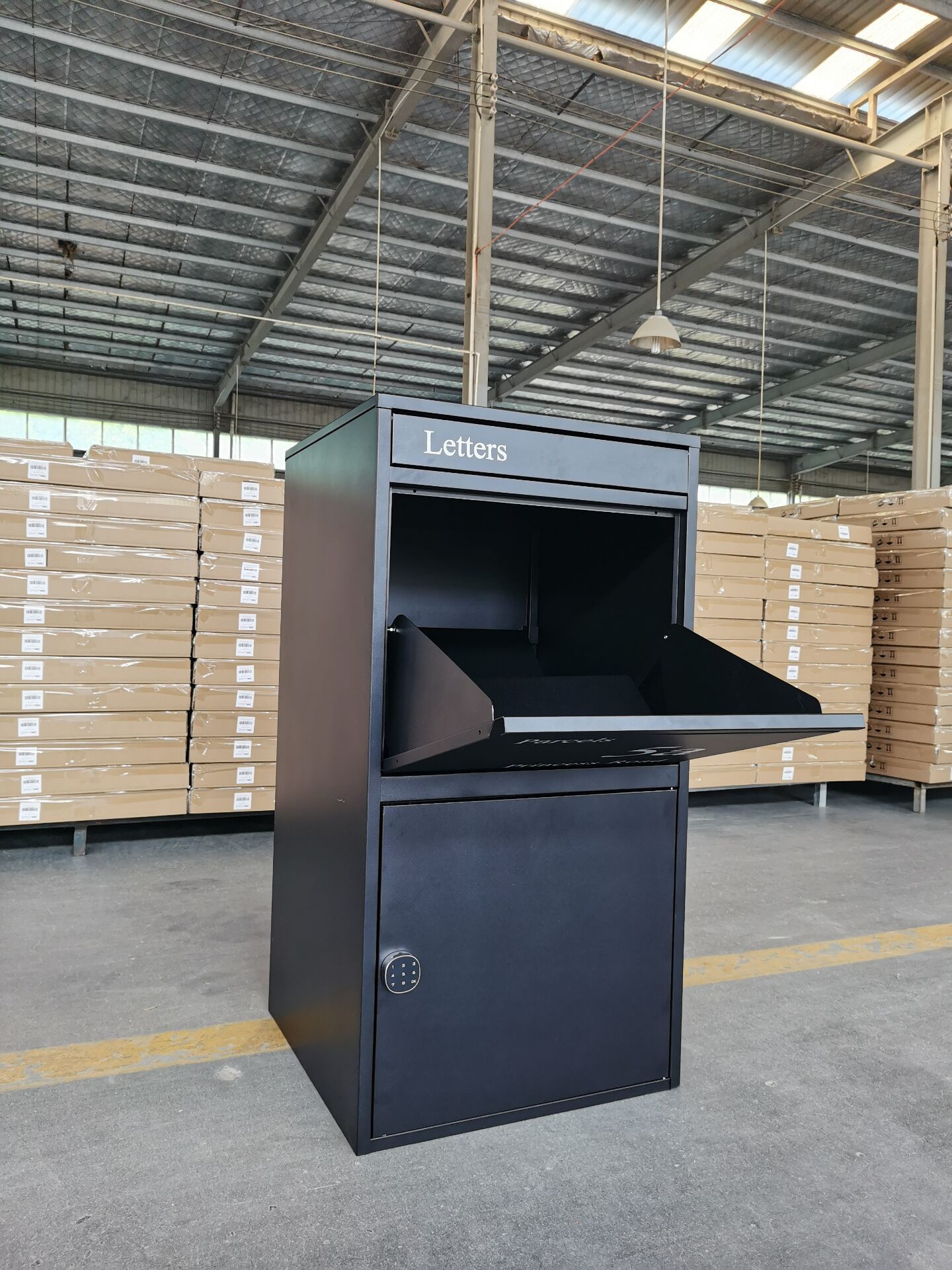 CAS-158 high quality parcel drop box wall mounted locking dropbox parcel box outdoor parcel mailbox