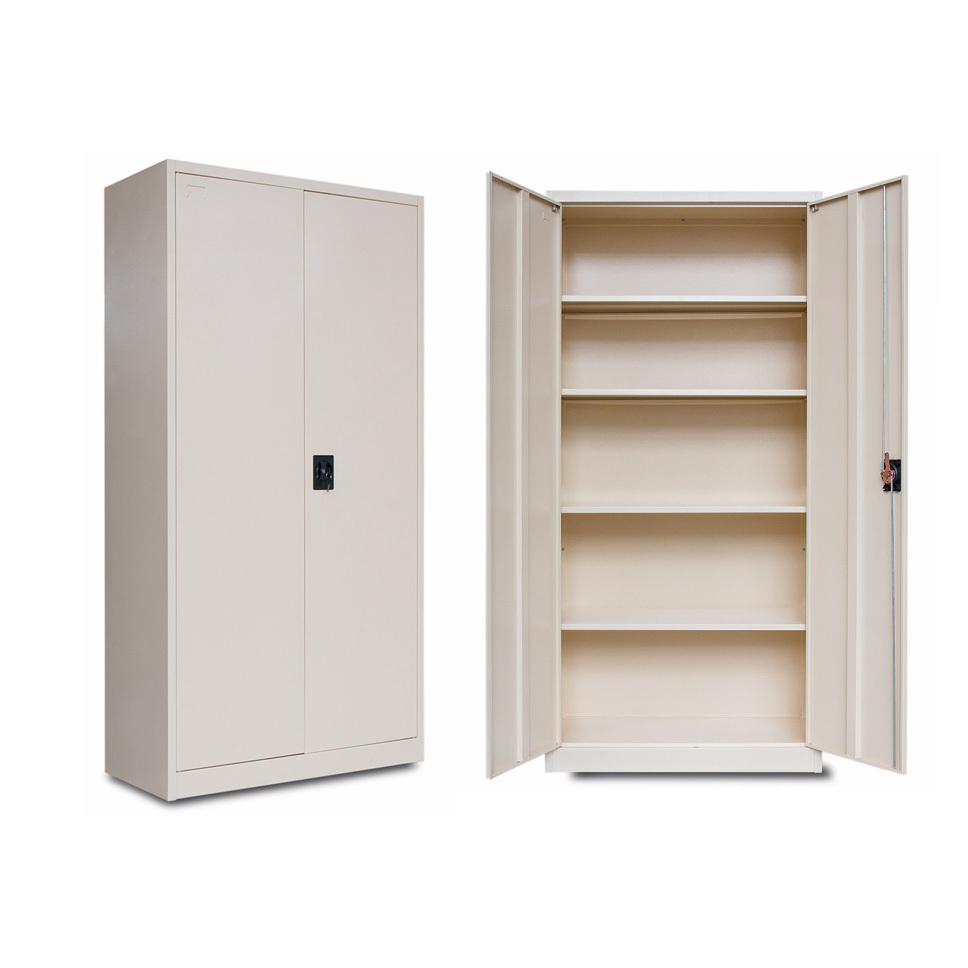 Hot Sale 2 Doors Office Storage Cabinet Customized Steel Cupboard Metal Filing Cabinet With Lock Document Cabinet