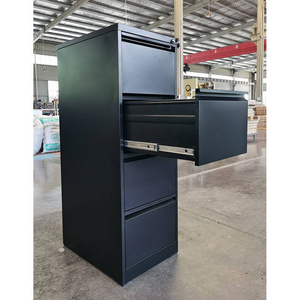 4 Drawer Metal Cabinet Heavy Duty Steel Office Furniture with Vertical File Cabinet Regular Document Storage Cabinet