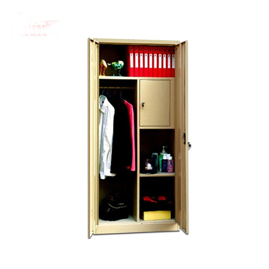 Multi-functional Steel Dressing Cupboard Modern Metal Wardrobe Home/Office File/Clothes Locker