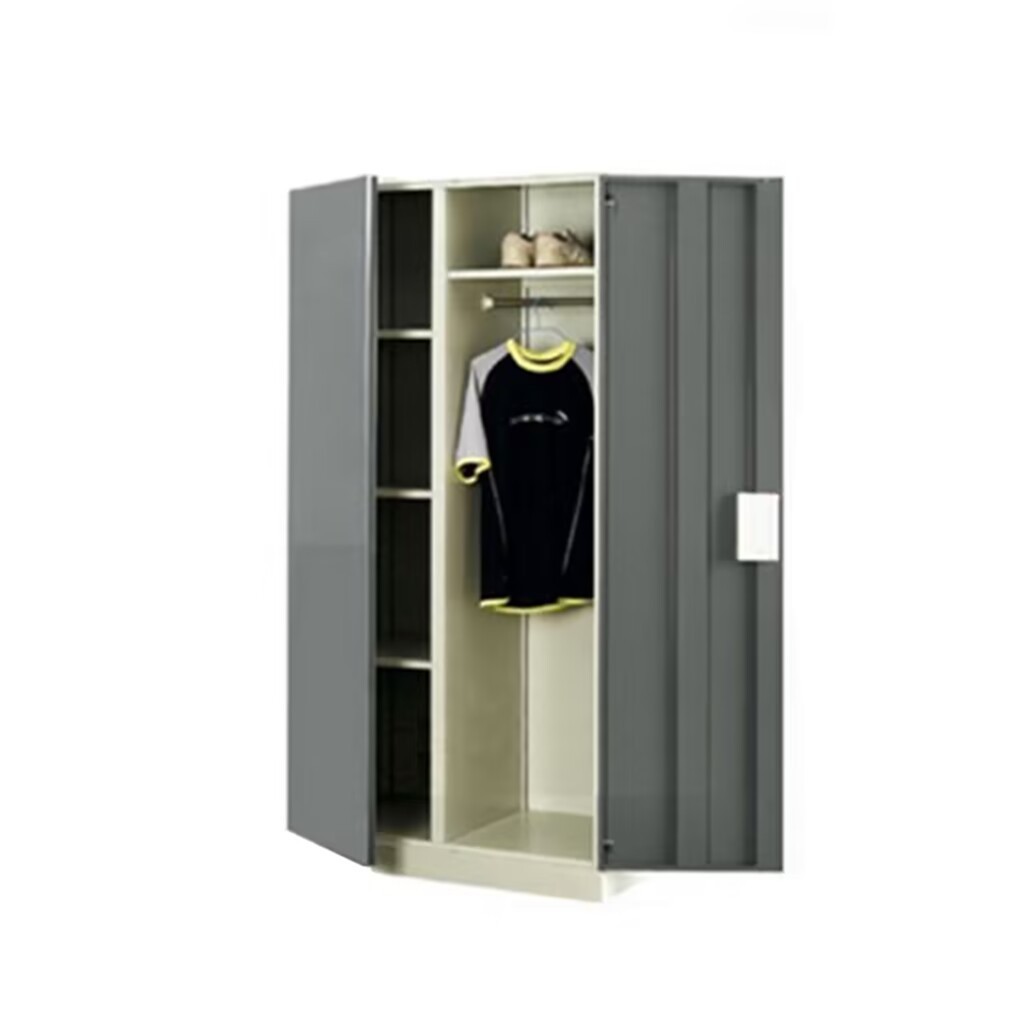 Steel Wardrobe Modern Simple Wardrobe With Small Cabinet Large Capacity Clothes Chest