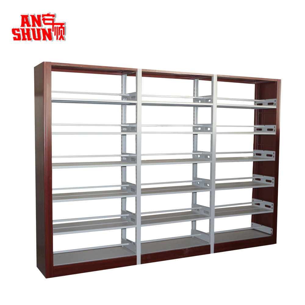 Modern design steel school furniture used library bookcases