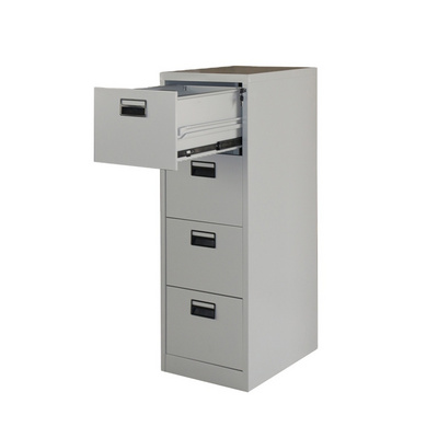 knock down structure vertical four drawer steel office storage filing cabinets