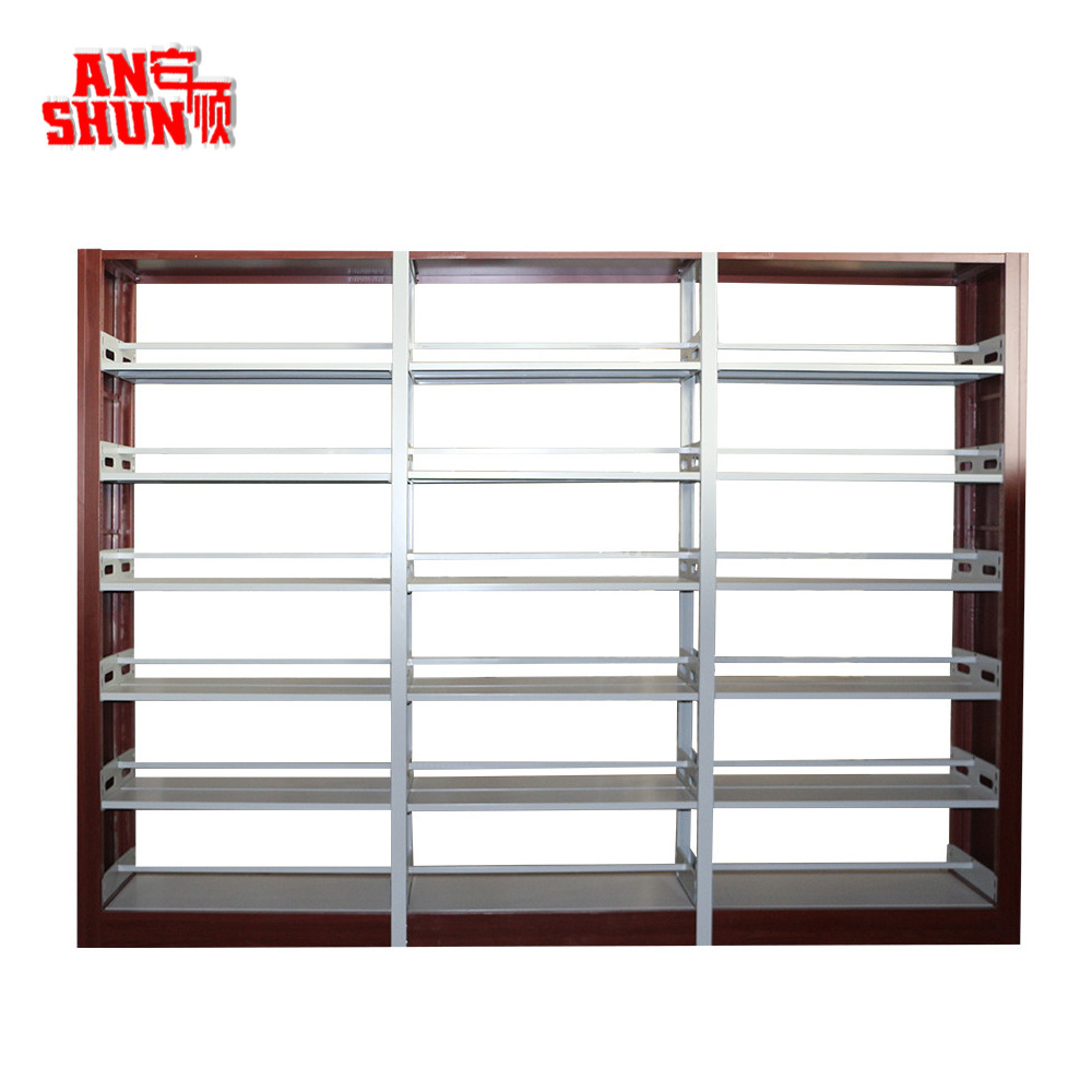 Modern design steel school furniture used library bookcases