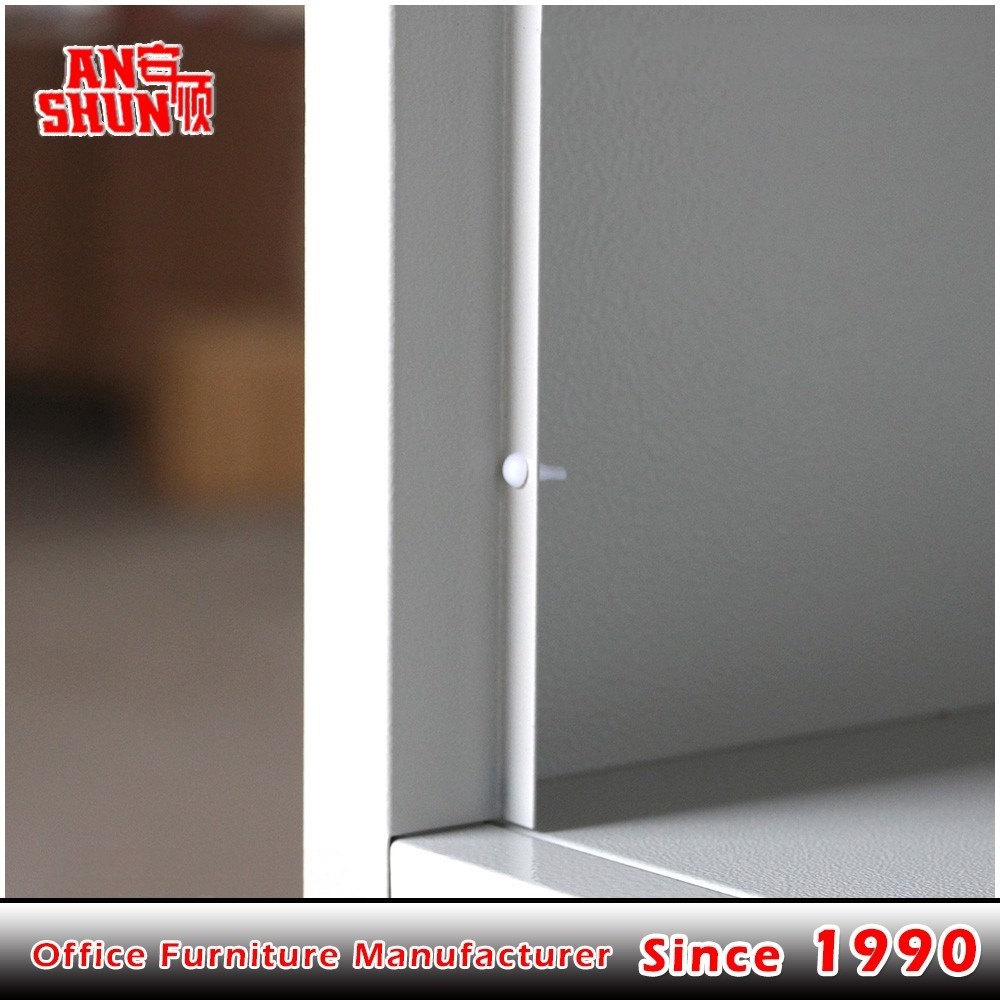 BAS-011 knock down structure storage 3 door metal cube locker closet