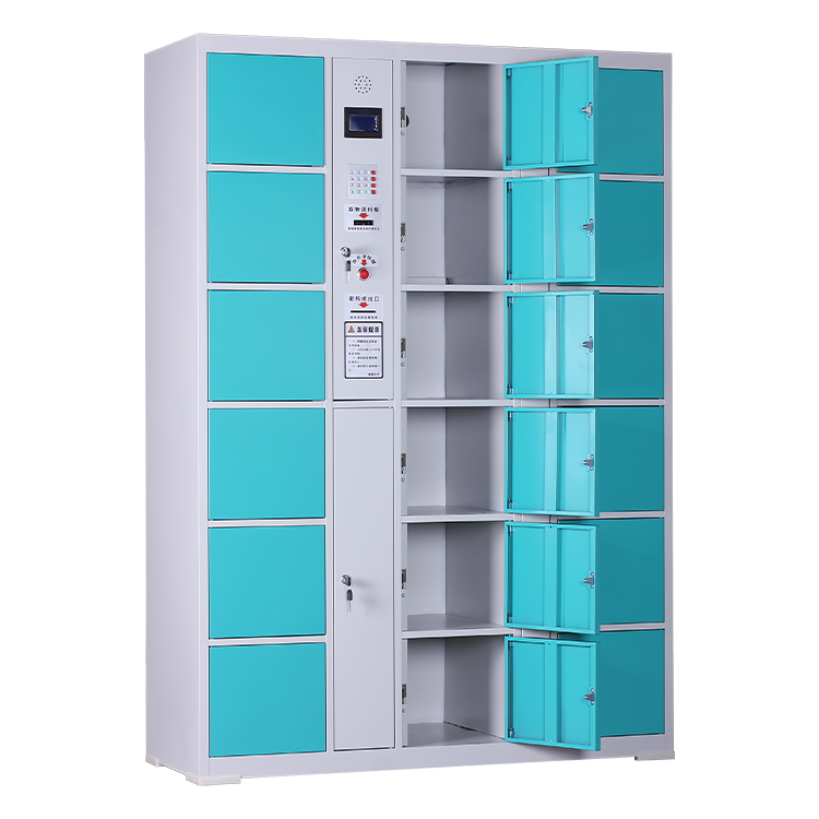 Electronic 18 Door Smart Box Parcel Locker Outdoor Bar Code System Locker