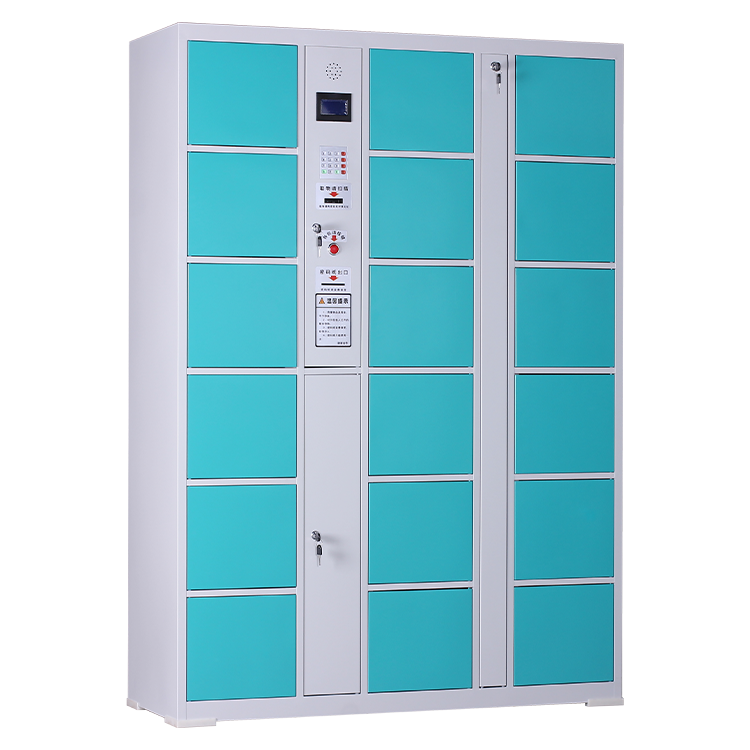 Electronic 18 Door Smart Box Parcel Locker Outdoor Bar Code System Locker