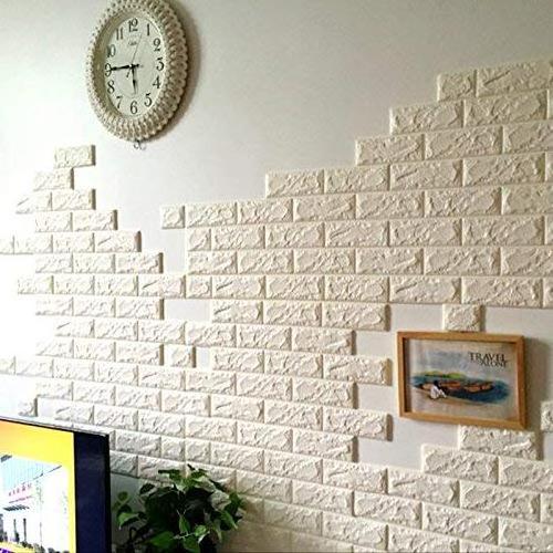 3D Peel and Stick PVC wallpaper Stone brick wall coating for interior decoration