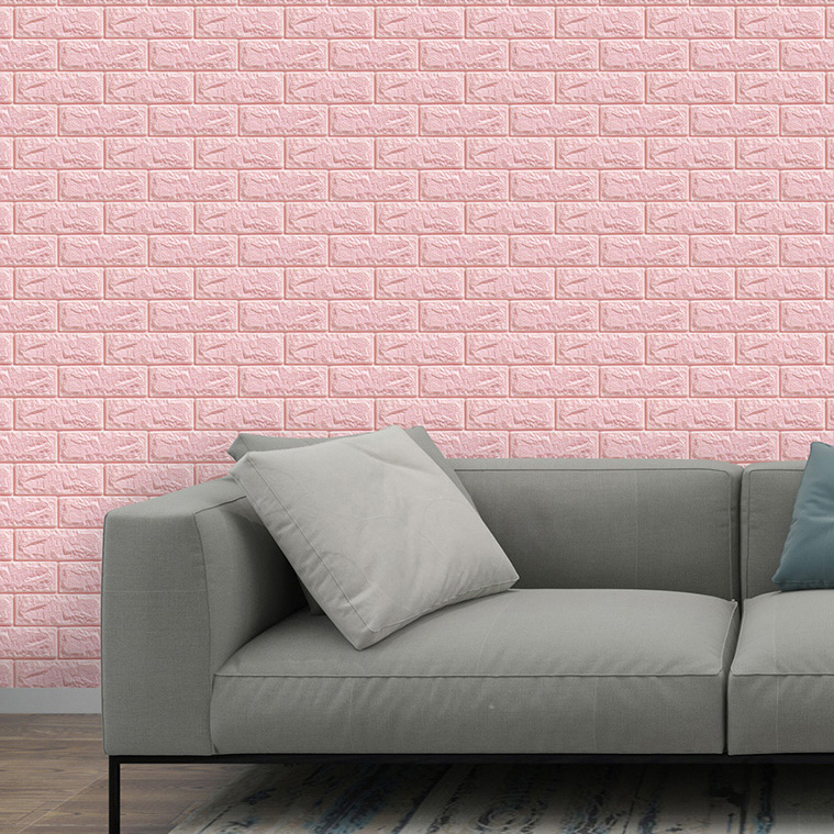 China Supplier 3D Stone Brick Vinyl Wallpaper Wall Coating  Wall Covering