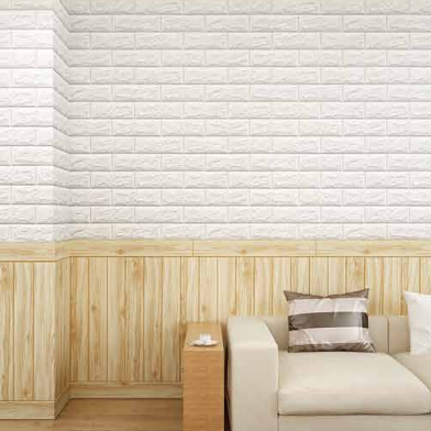 Modern 3d Wallpaper Wood Wall Panel Peel And Stick Wallpaper Papel Tapiz Para Pared Matte Papier Peint Wpc Mural Wall Paper