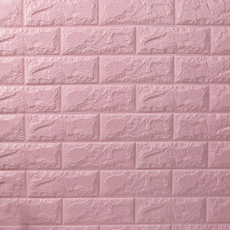 Self Adhesive Ceiling Black Brick Pvc Form Wallpapers Interior Pe Foam Wall Panels Decoration Sticker 3d Wallpaper