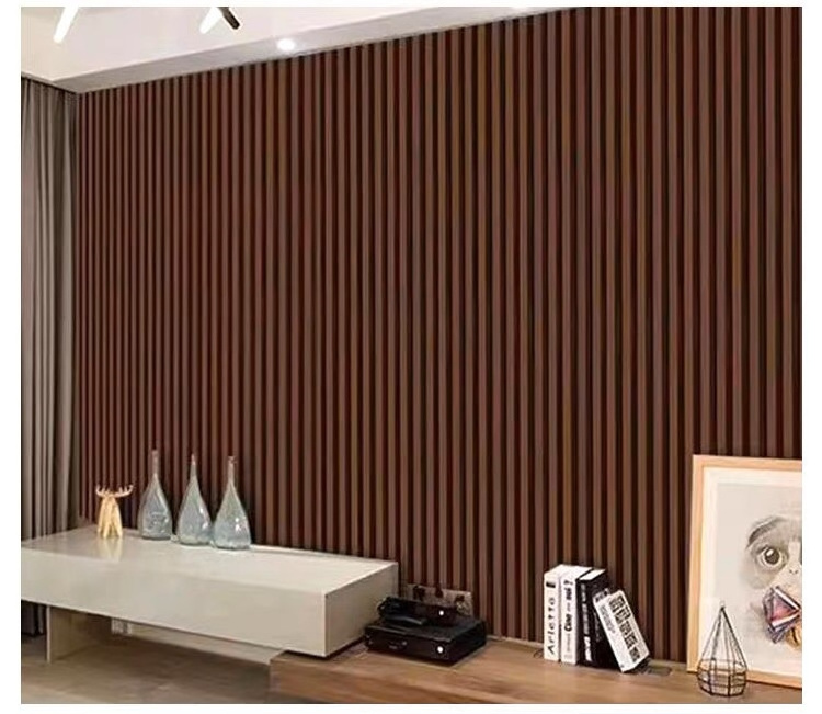 slat bamboo panel wall for interior wall decor wpc wooden textured wall panels