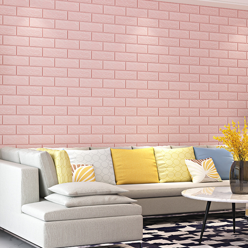 New 3D Pe Foam Brick Wall Sticker Self Adhesive Bedroom Decorative 3D Wall Panel Ceiling Wallpaper