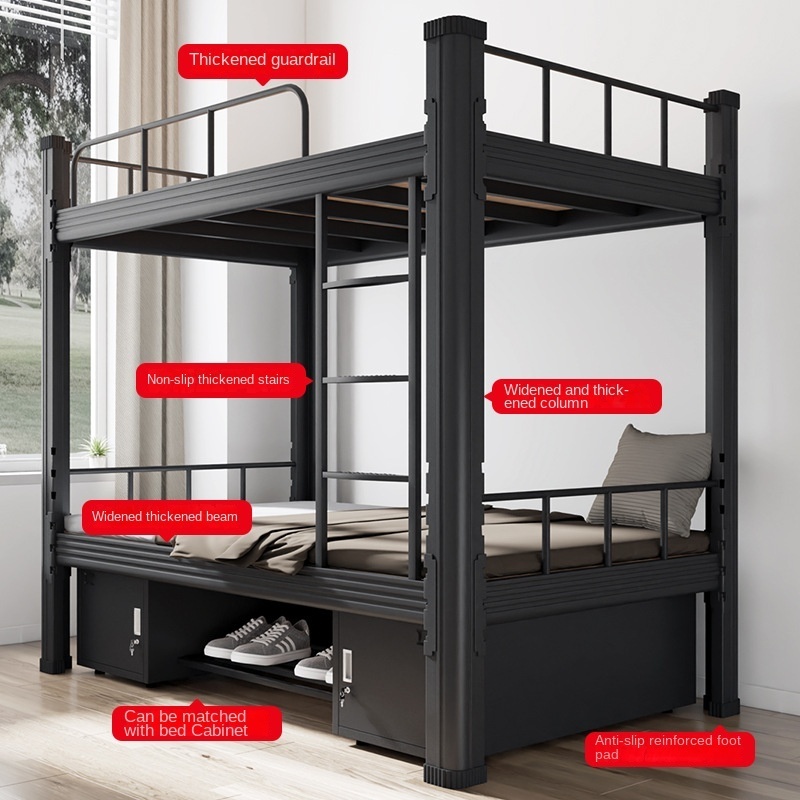 Hot satles metal iron bunk beds bunk frame bunk bed with double bed  for adult