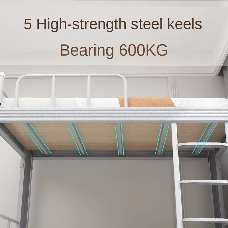 Steel double iron  bunk Bed beddetachable Metal Frame Bunk Beds Metal  Bed