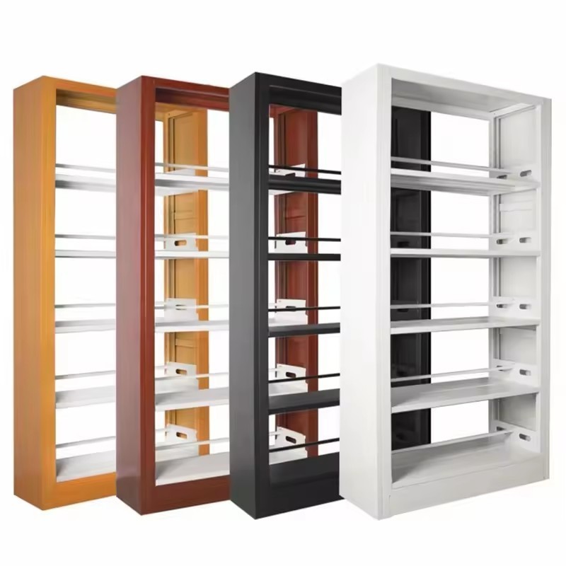 Cheap metal Library book shelves wholesale bookshelf metal used library bookcases library book shelf book shelf design