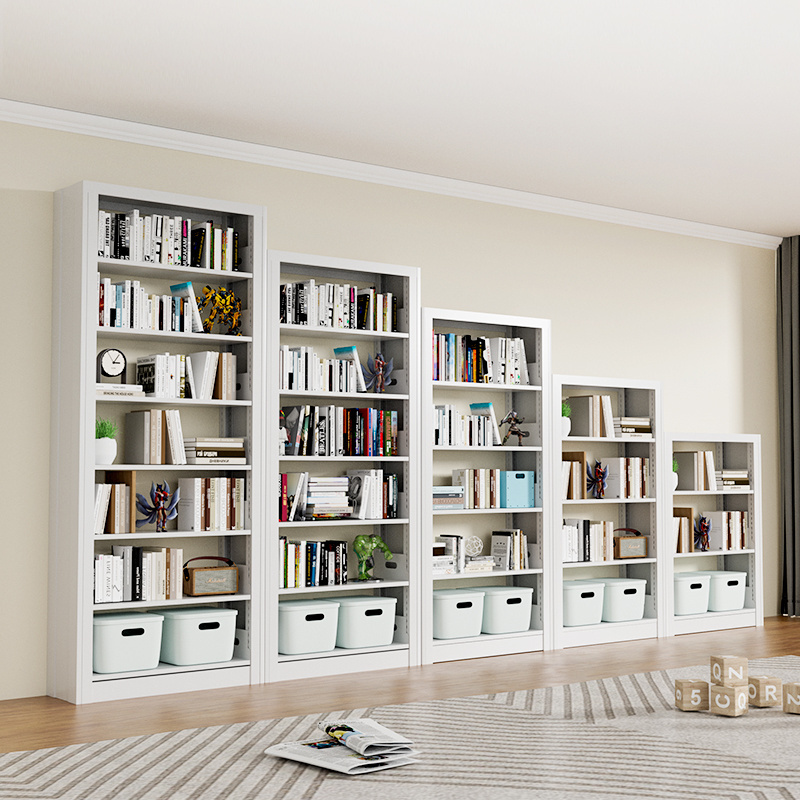 White steel bookcase used library bookcases used library bookshelves for sale