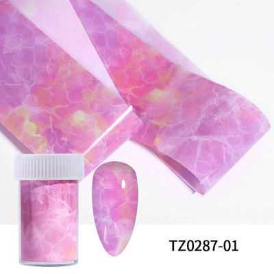 Nail transfer paper Ink smudged nails Marble pattern Cloud and starry sky stickers Japanese style DIY decorations