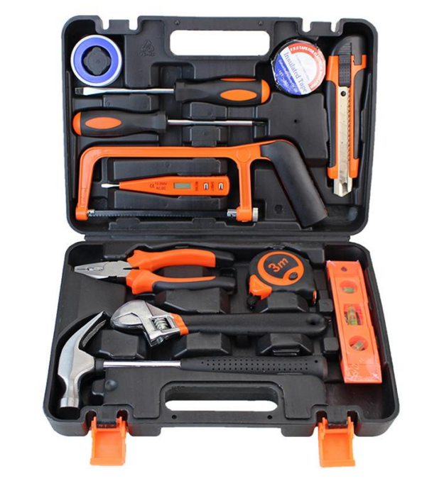 Household Tool Box Set Electric Drill Tool Model Building Tool Kits