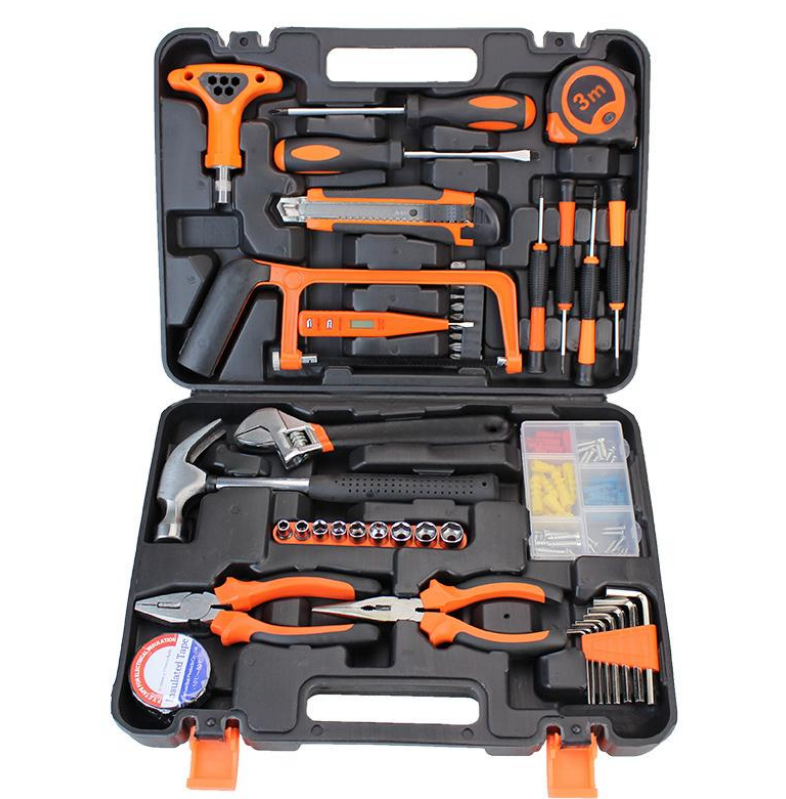 Household Tool Box Set Electric Drill Tool Model Building Tool Kits