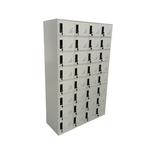 Factory price High Quality Steel Storage Locker 32 doors Commercial Metal Gym Clothes Storage Locker Cabinet