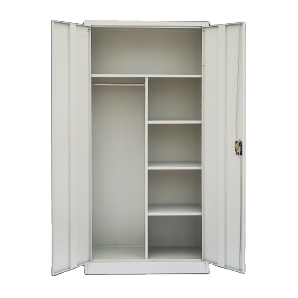 Office furniture staff adult cabinet 2 Door Clothing Steel Cupboards For Clothes Cabinet Locker Bedroom Wardrobe