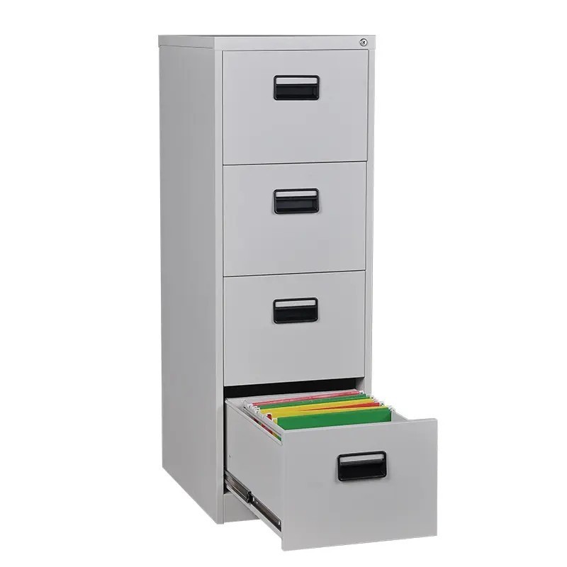 Hot Sale Drawer Vertical File Cabinet 4 Drawers KD Structure File Storage Office Steel Filng Cabinet