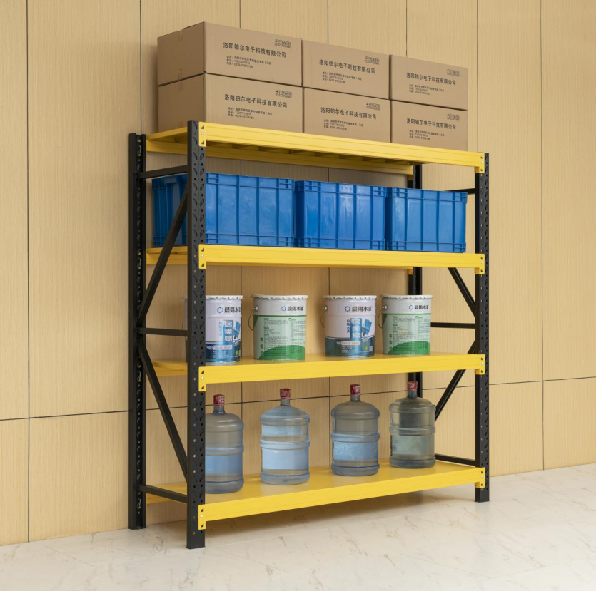 wholesale warehouse shelve system metal light duty storage rack boltless 4 tier assemble medium duty long span shelving