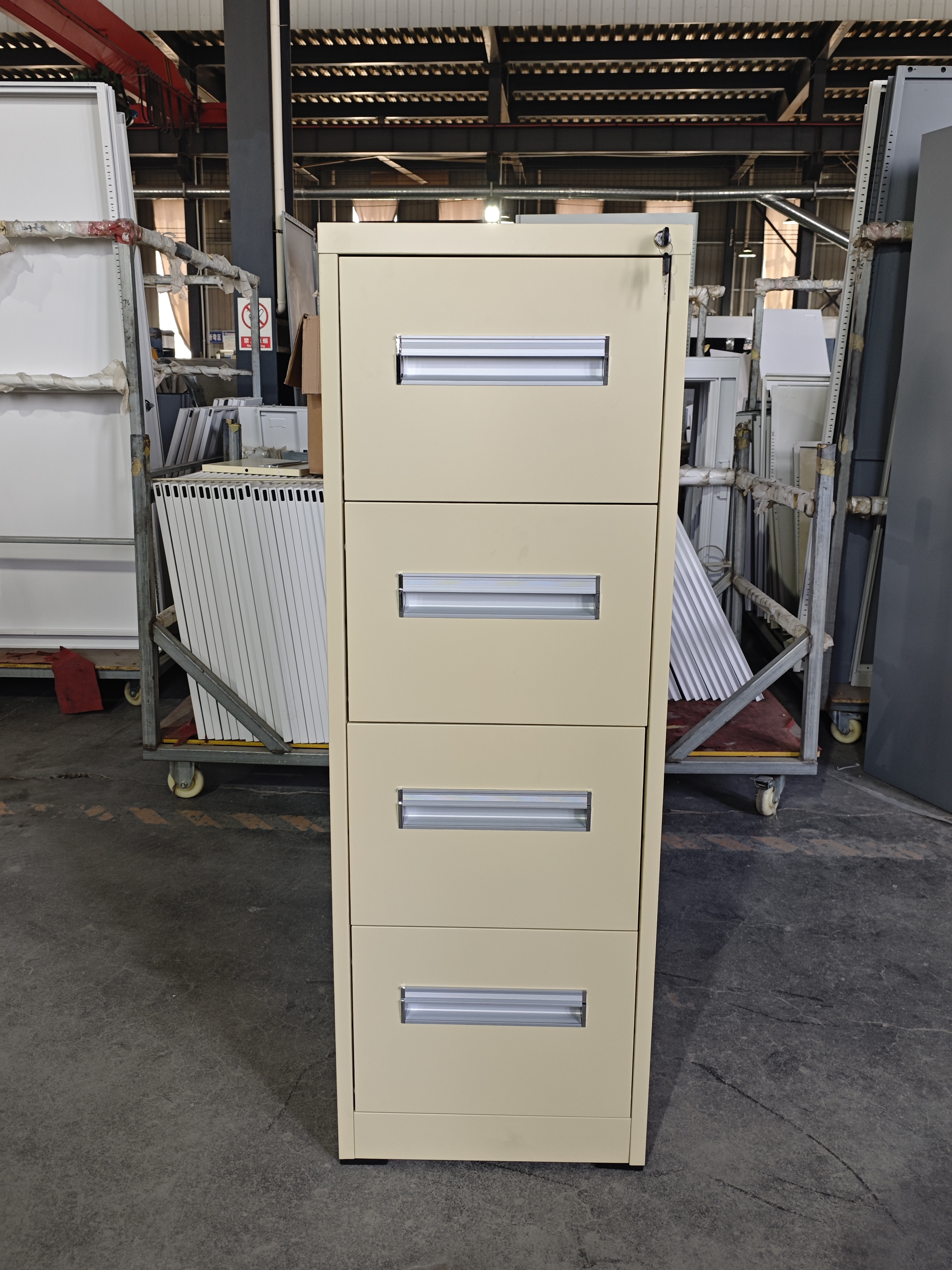 4 Drawer Cabinet Office Lockable Lateral Vertical Filing Drawers Storage Cheap With Safety Bar Lock Steel File Cabinet