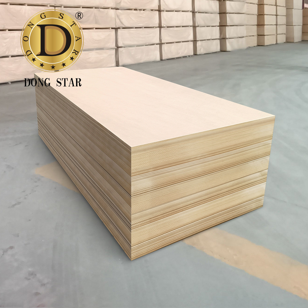 18mm Raw High Gloss Plain Mdf Board / Medium Density Fiberboard Price / Fire Resistant And Moisture Proof Mdf