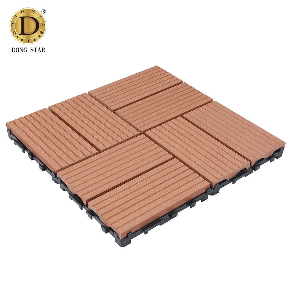 Interlock Engineered Flooring Beautiful Parquet Design For Exterior Balcony\/Terrace\/Poolside Wood Deck Tiles