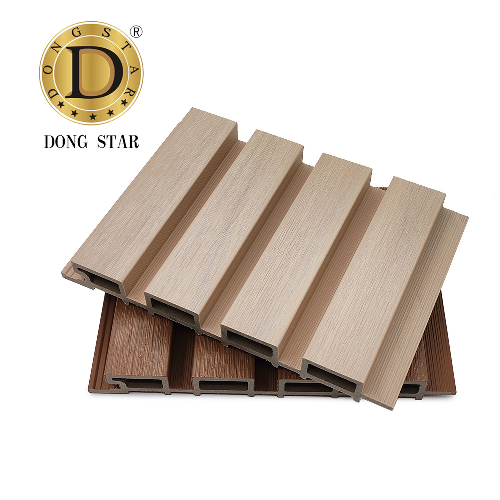 Outside Co-extrusion Wpc Wall Board Building Exterior Decoration Wood Plastic Composite Cladding Panel