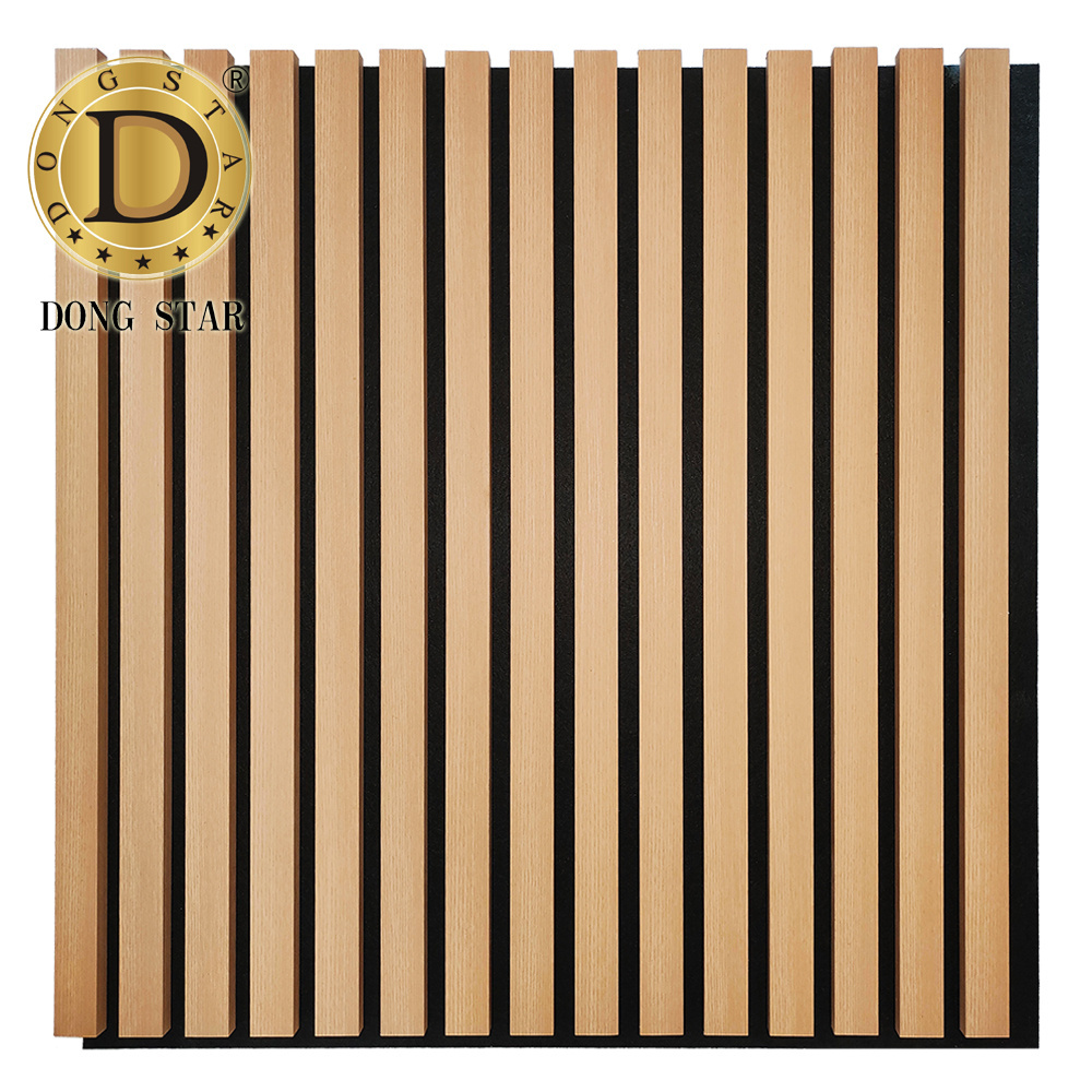 Customizable Wooden Slat Panel Wood Strips With Pet Backing Felt For Apartment Living Room Wall Decor Akupanels