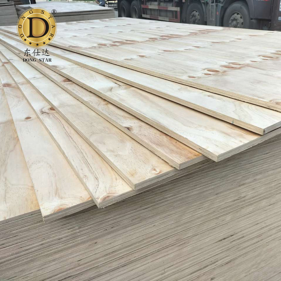 1/2  3/4  5/8  7/16 ft Hardwood Pine CDX plywood for Construction Roofing Structural Floor Panels