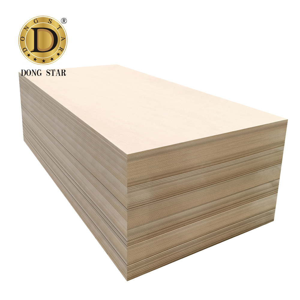 3mm 12mm 18mm Raw Plain MDF Wooden Grain Melamine High Glossy HPL Faced HMR FR HDF MDF Board