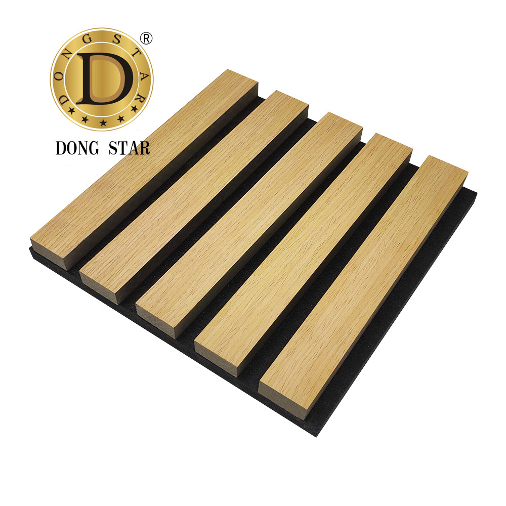 Customizable Wooden Slat Panel Wood Strips With Pet Backing Felt For Apartment Living Room Wall Decor Akupanels