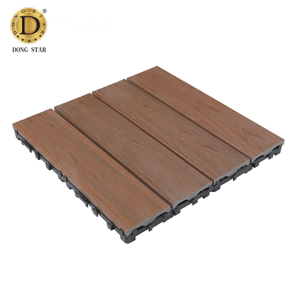 Interlock Engineered Flooring Beautiful Parquet Design For Exterior Balcony\/Terrace\/Poolside Wood Deck Tiles