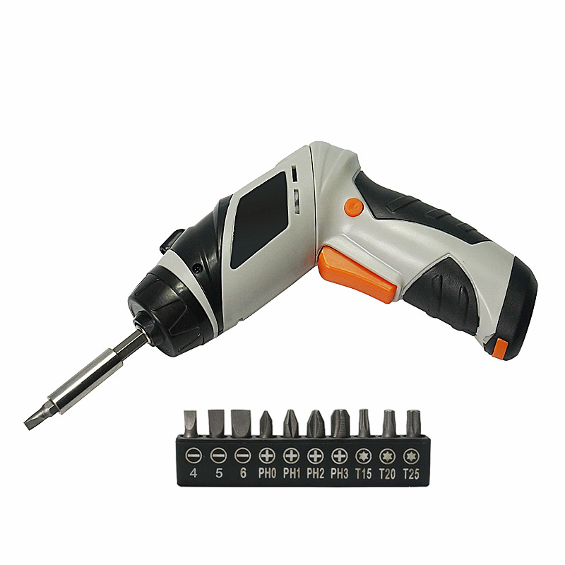 Cordless Electric Screwdriver with LED Lighting Bidirectional Switch 16pcs head Mini 6V Battery Operated