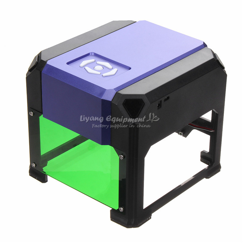 Desktop DIY Laser Logo Mark Printer Cutter CNC Laser Carving Machine 1.5w USB 80*80mm