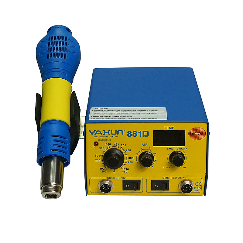 YAXUN YX-881D SMD hot air and soldering station 220v / 110v BGA rework station