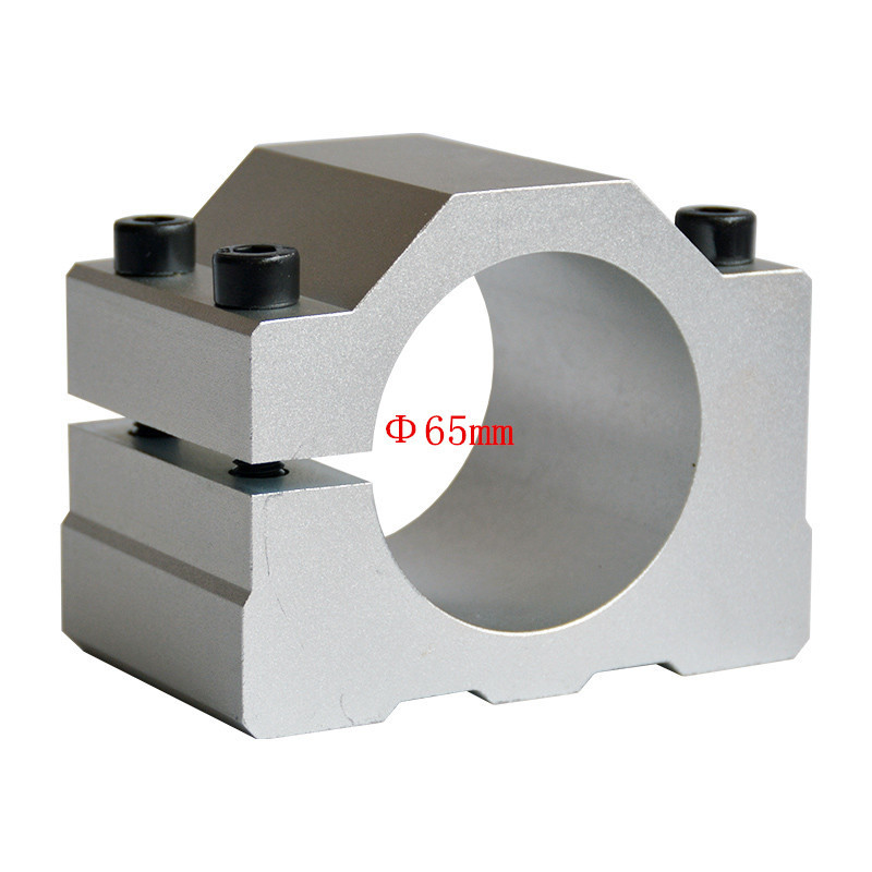 1pcs High Quality Spindle Clamp 52 57 65 80mm Aluminum Motor Bracket CNC Carving Machine Clamp Motor Holder